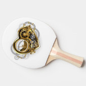 Steampunk Heart with a Manometer 卓球ラケット (横)