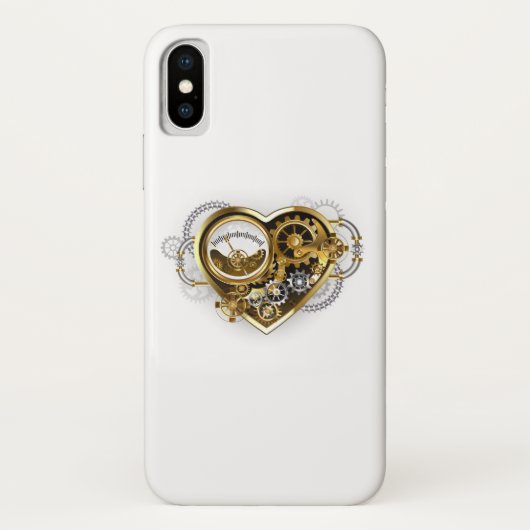Steampunk Heart with a Manometer Case-Mate iPhoneケース (裏面)