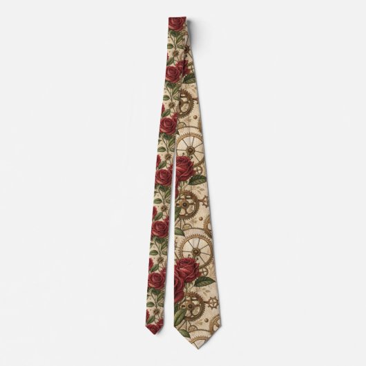 Steampunk Industrial Custom Necktie Tie ネクタイ (裏面)