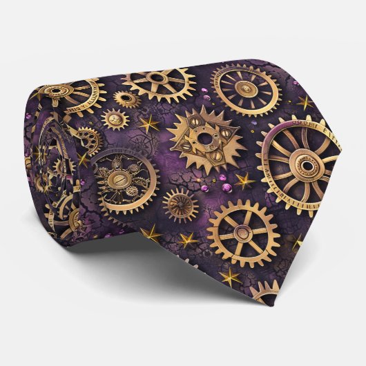 Steampunk Industrial Custom Necktie Tie ネクタイ (ロール)