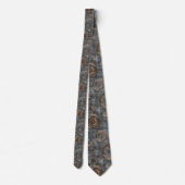 Steampunk Industrial Custom Necktie Tie ネクタイ (裏面)
