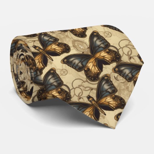 Steampunk Industrial Custom Necktie Tie ネクタイ (ロール)