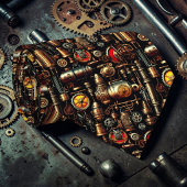 Steampunk Industrial Custom Necktie Tie ネクタイ
