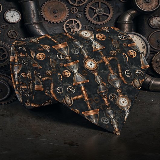 Steampunk Industrial Custom Necktie Tie ネクタイ