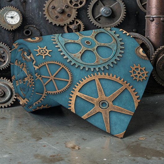 Steampunk Industrial Custom Necktie Tie ネクタイ