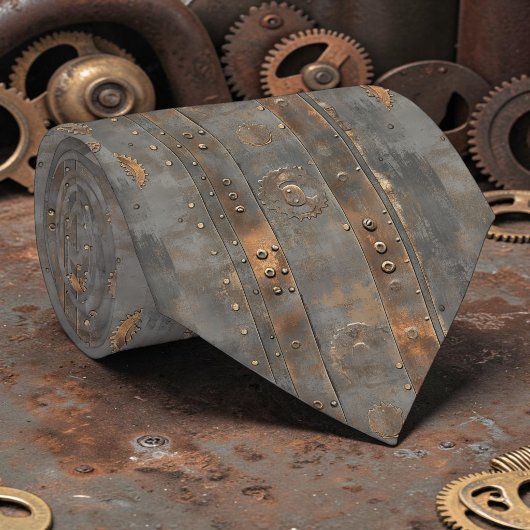 Steampunk Industrial Custom Necktie Tie ネクタイ