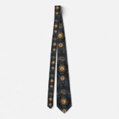 Steampunk Industrial Custom Necktie Tie ネクタイ (裏面)