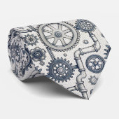 Steampunk Industrial Custom Necktie Tie ネクタイ (ロール)