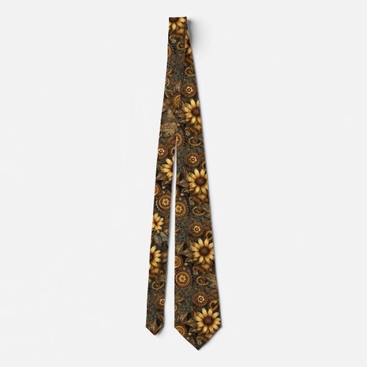 Steampunk Industrial Custom Necktie Tie ネクタイ (裏面)