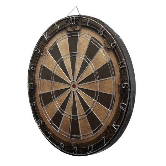 Steampunk Industrial Texture  ダーツボード (正面右)