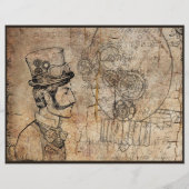 Steampunk Inventor Top Hat Scentist Clockwork (裏面)