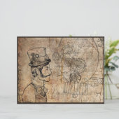 Steampunk Inventor Top Hat Scentist Clockwork (スタンド正面)