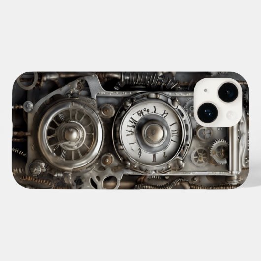 Steampunk iPhoneケース Case-Mate iPhoneケース (裏面 (横))