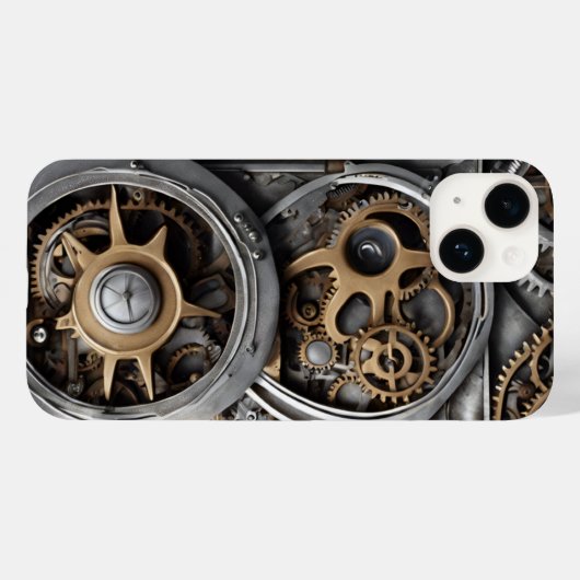 Steampunk iPhoneケース Case-Mate iPhoneケース (裏面 (横))