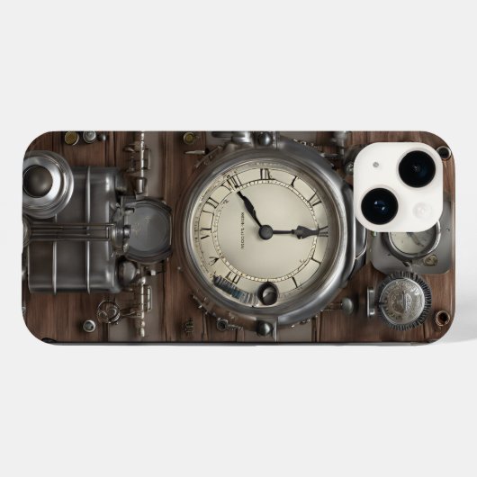 Steampunk iPhoneケース Case-Mate iPhoneケース (裏面 (横))