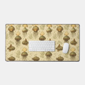 Steampunk Jellyfish Airship Fleet デスクマット (キーボード&マウス)