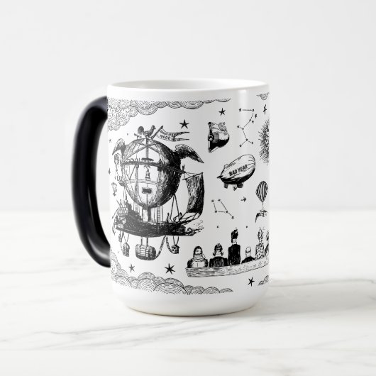 Steampunk Journey Mug モーフィングマグカップ (正面左)