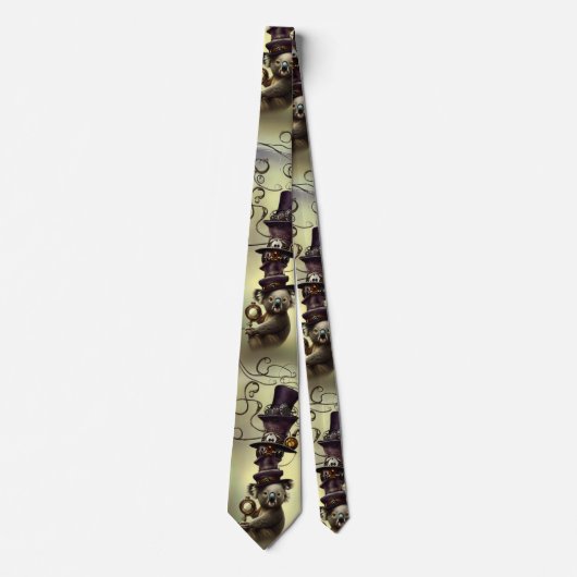 Steampunk Koala of Many Hats ネクタイ (正面)