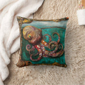 Steampunk - Krakenの物語 クッション (ブランケット)