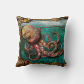 Steampunk - Krakenの物語 クッション (裏面)