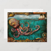 Steampunk - Krakenの物語 ポストカード (正面/裏面)