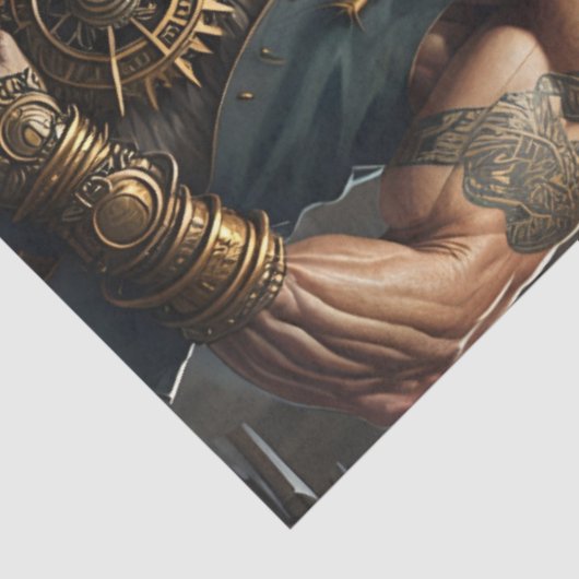 Steampunk Lion Construction Worker Decoupage 薄葉紙 (詳細)