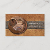 Steampunk Locksmithハードウェアストアの名刺 名刺 (正面)