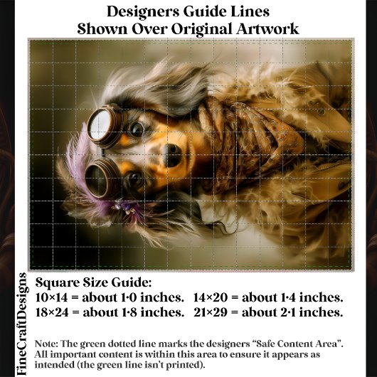 Steampunk Long Haired Dachshund Dog EP8L Decoupage 薄葉紙