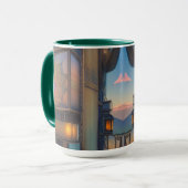 Steampunk Machine Mug マグカップ (正面左)