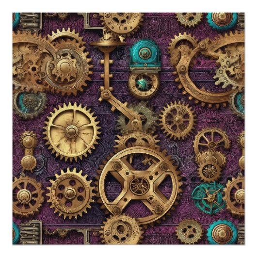 Steampunk Machineryフォトプリント フォトプリント (正面)
