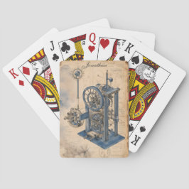 Steampunk Machinery Junk Journalページ トランプ