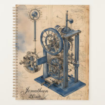 Steampunk Machinery Junk Journalページ