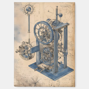 Steampunk Machinery Junk Journalページ マグネット