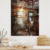 Steampunk - Machinist – 研削盤 ポスター (キッチン)