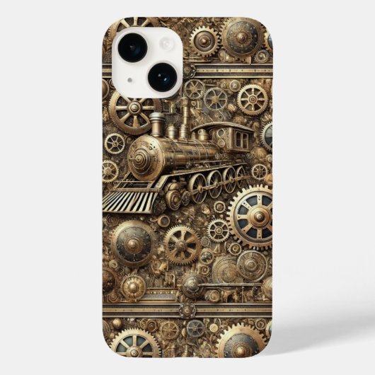 Steampunk-Maschinenwelt Case-Mate iPhoneケース (裏面)