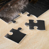 Steampunk Mechanical Cat Portrait Jigsaw Puzzle ジグソーパズル (側面)