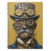 Steampunk Mechanical Gentleman ノートブック (正面)