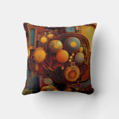 Steampunk Mechanical Orb Composition クッション (裏面)