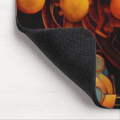 Steampunk Mechanical Orb Composition マウスパッド (コーナー)