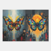 Steampunk men decoupage paper ラッピングペーパーシート (正面3)