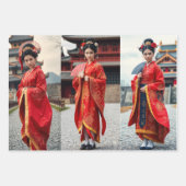 Steampunk men decoupage paper ラッピングペーパーシート (正面2)