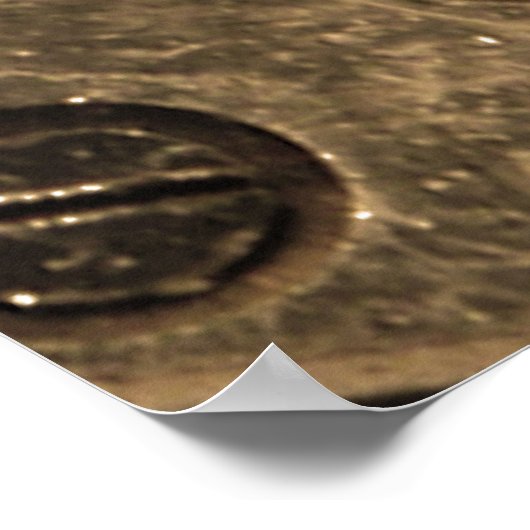 Steampunk Metal Clock Gears ポスター (角)