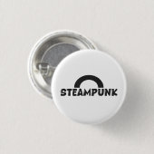 Steampunk Minimalist Design Button 缶バッジ (正面&裏面)