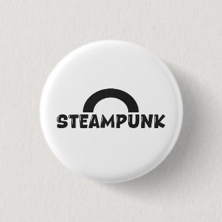 Steampunk Minimalist Design Button 缶バッジ