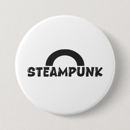 Steampunk Minimalist Design Button 缶バッジ