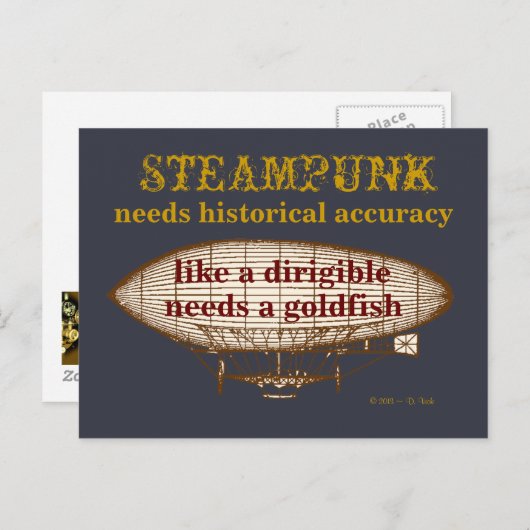 Steampunk Needsはがき ポストカード (正面/裏面)