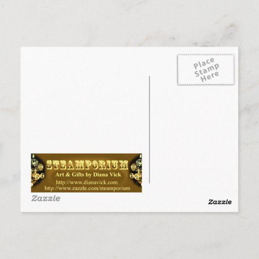 Steampunk Needsはがき ポストカード (裏面)