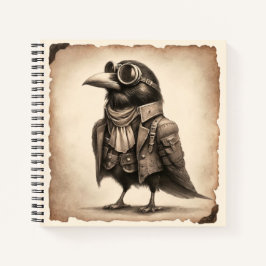 Steampunk Old Crowフォトスパイラルノート ノートブック
