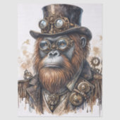 Steampunk Orangutan Art 薄葉紙 (正面)