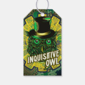 Steampunk Owl ギフトタグ (正面)